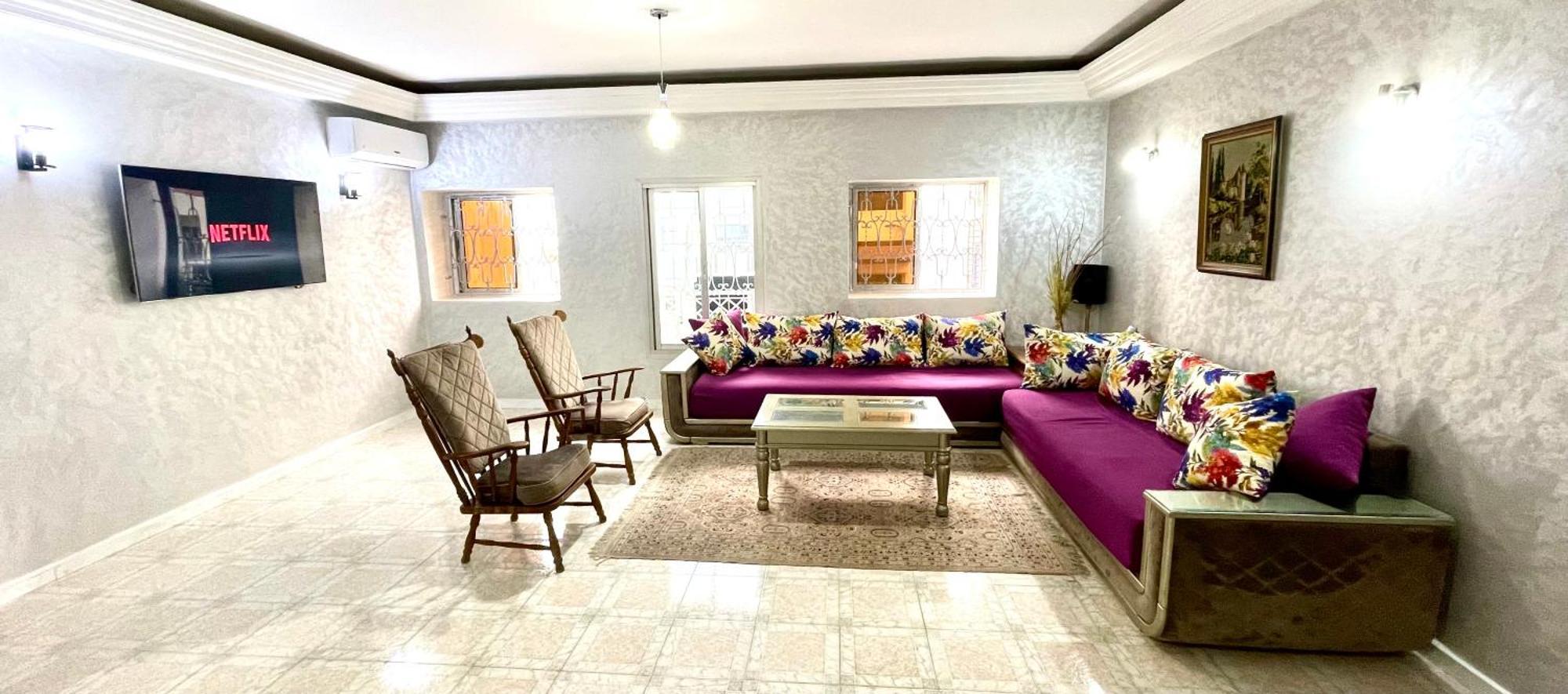 Appartement Centre-ville Avec Wifi 100 Mo Fès